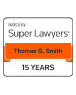 Rated By | Super Lawyers | Thomas G. Smith | 15 Years