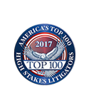 America's Top 100 High Stakes Litigators | 2017 | Top 100